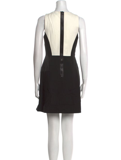 Tibi Colorblock Pattern Mini Dress