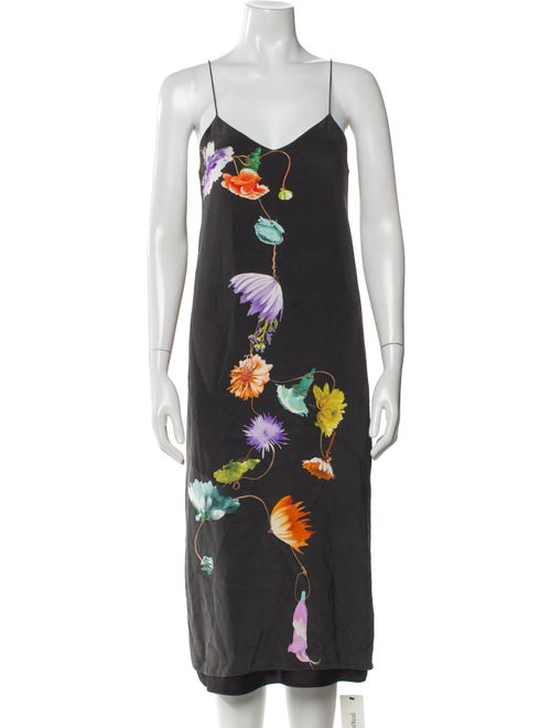 Tibi Silk Midi Length Dress