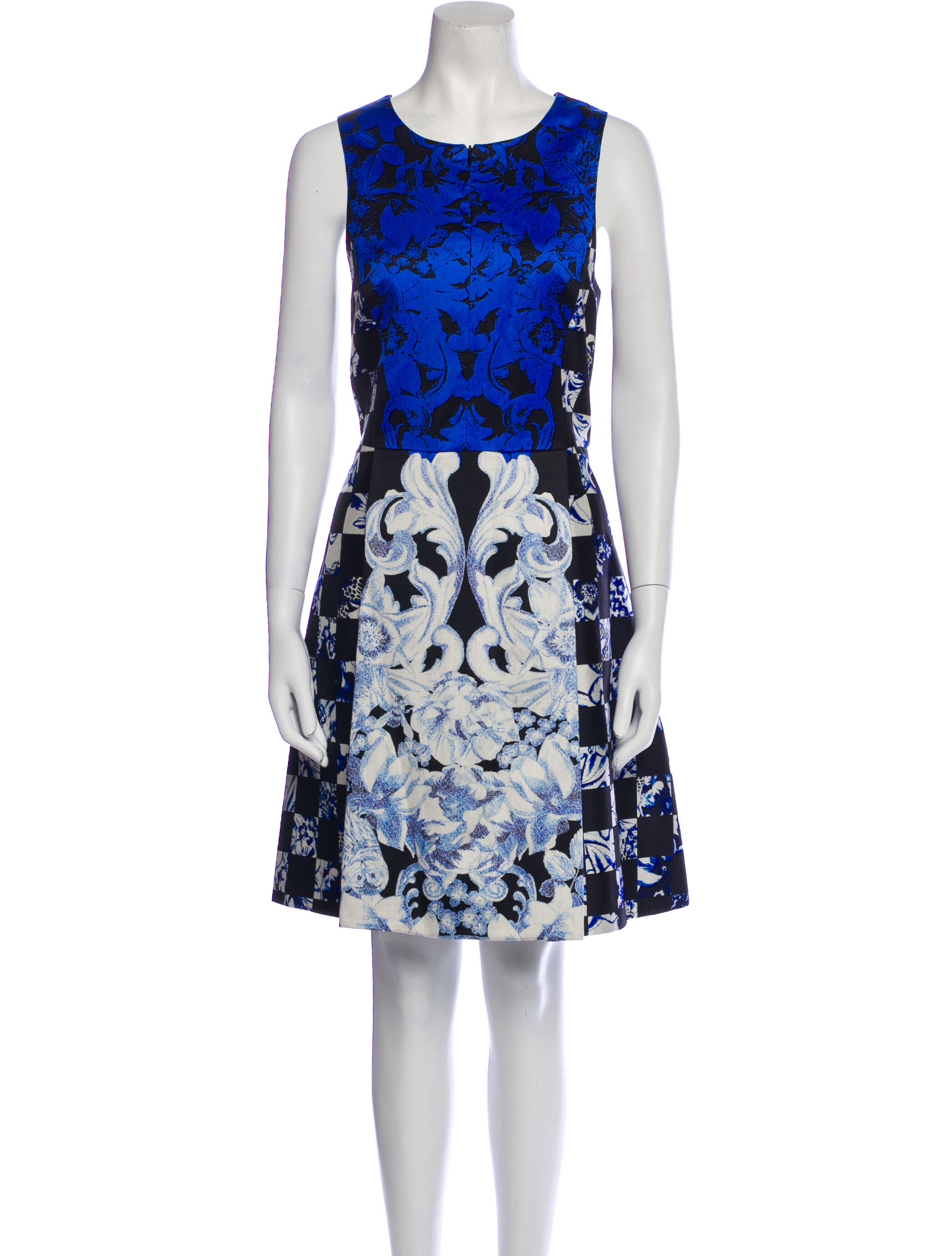 Tibi Silk Knee-Length Dress