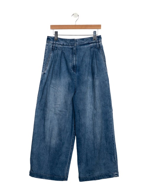 Tibi High-Rise Wide Leg Jeans