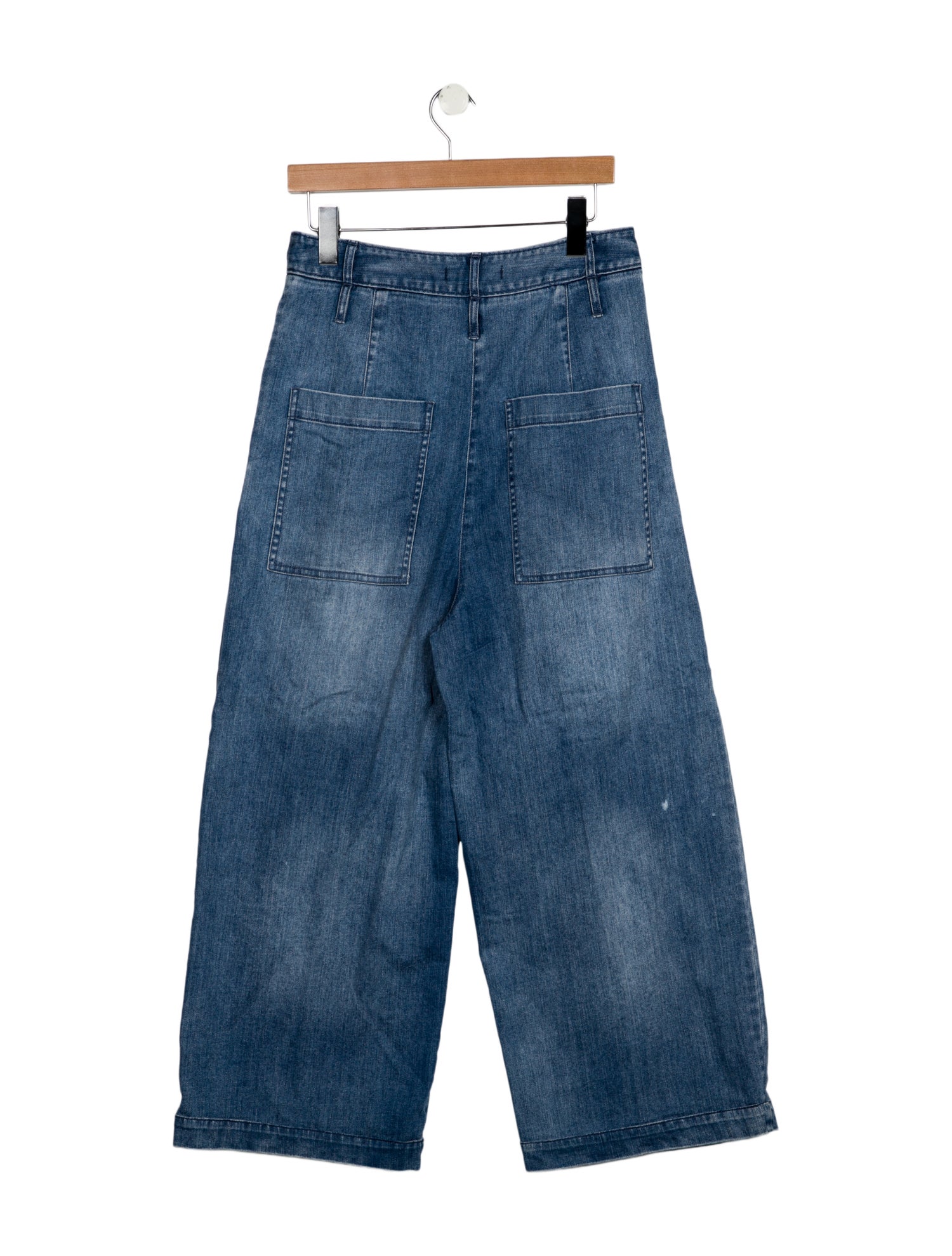 Tibi High-Rise Wide Leg Jeans