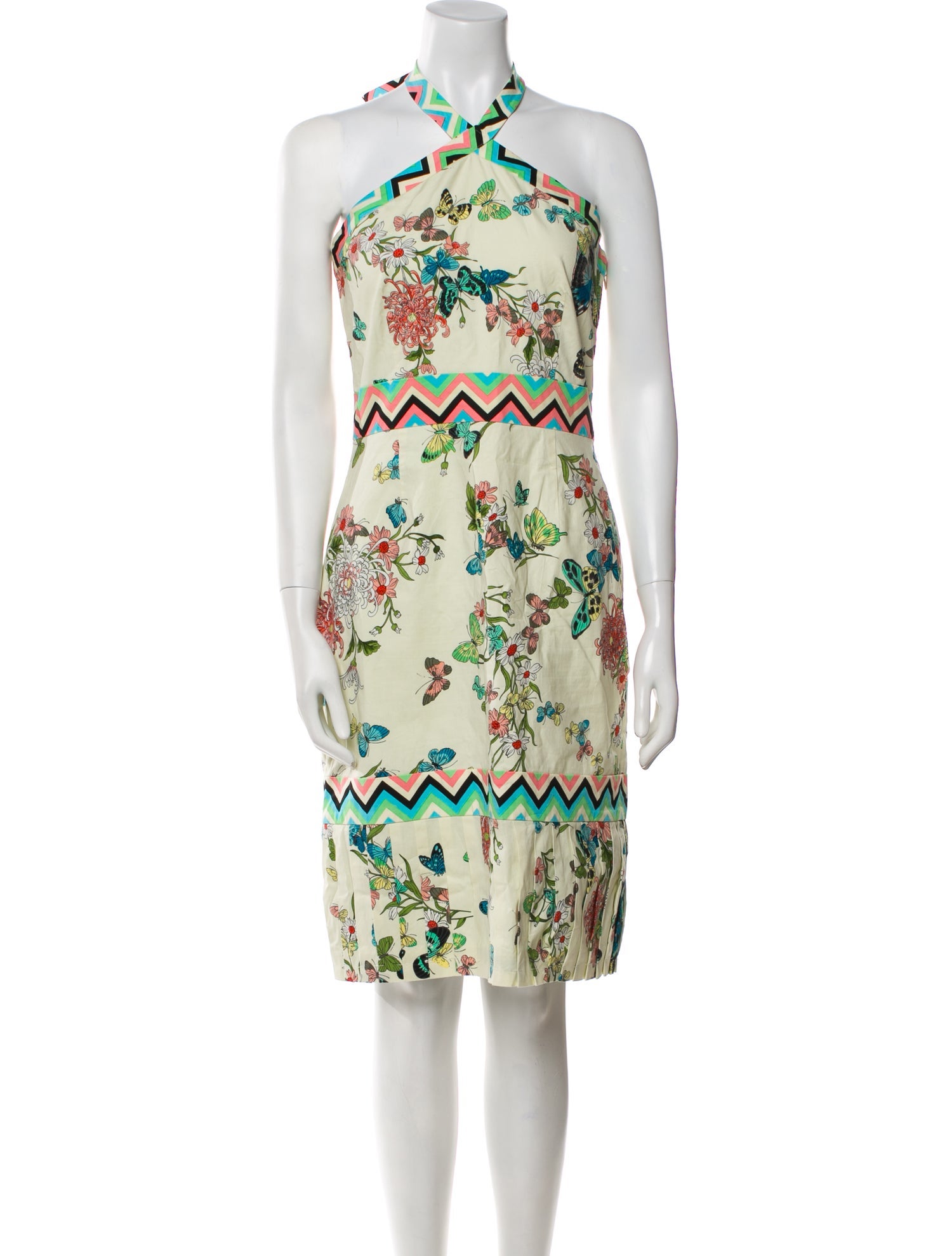 Tibi Printed Mini Dress