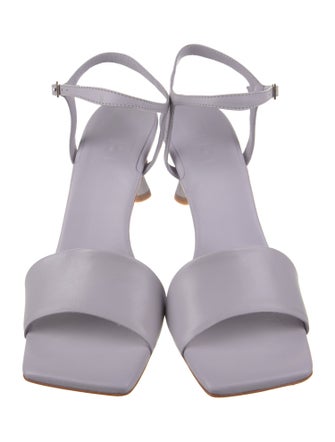 Tibi Leather Slingback Sandals
