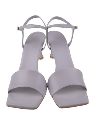 Tibi Leather Slingback Sandals