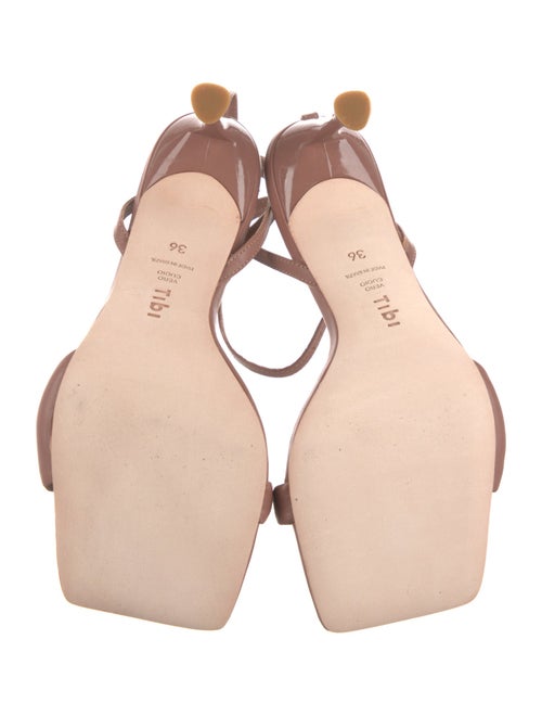 Tibi Leather Slingback Sandals