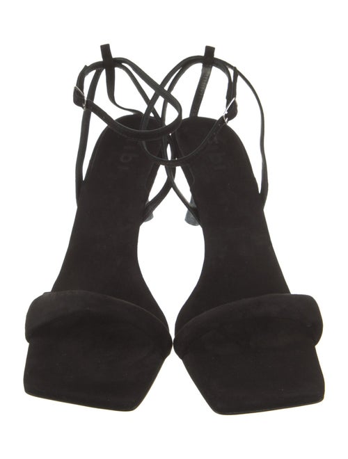 Tibi Suede Printed Gladiator Sandals