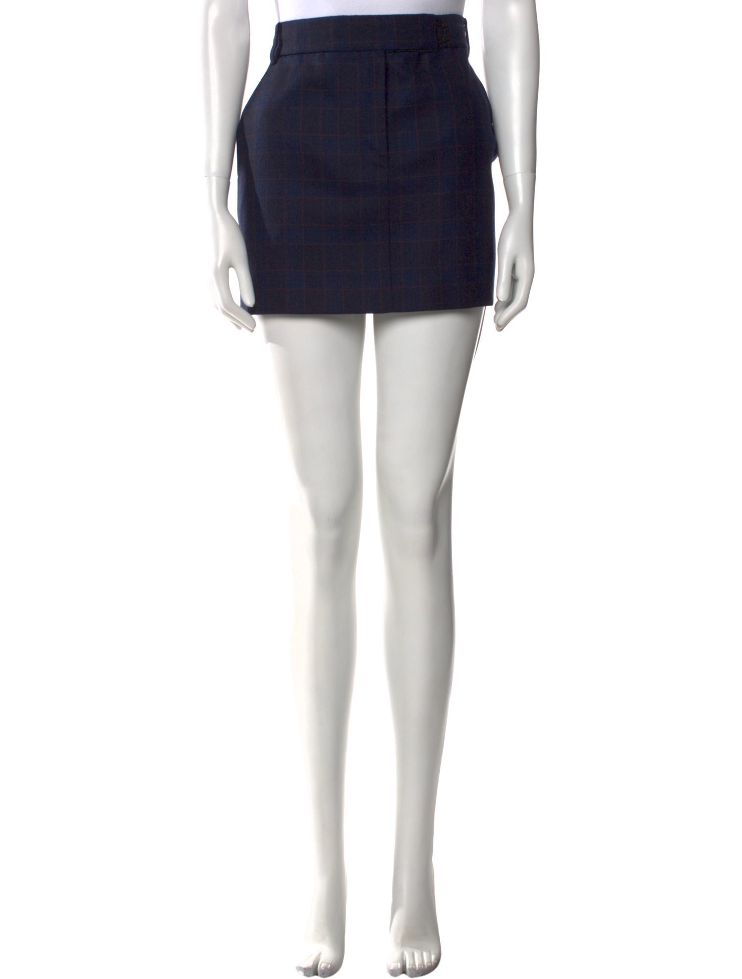 Tibi Wool Mini Skirt