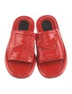 Tibi Patent Leather Slides