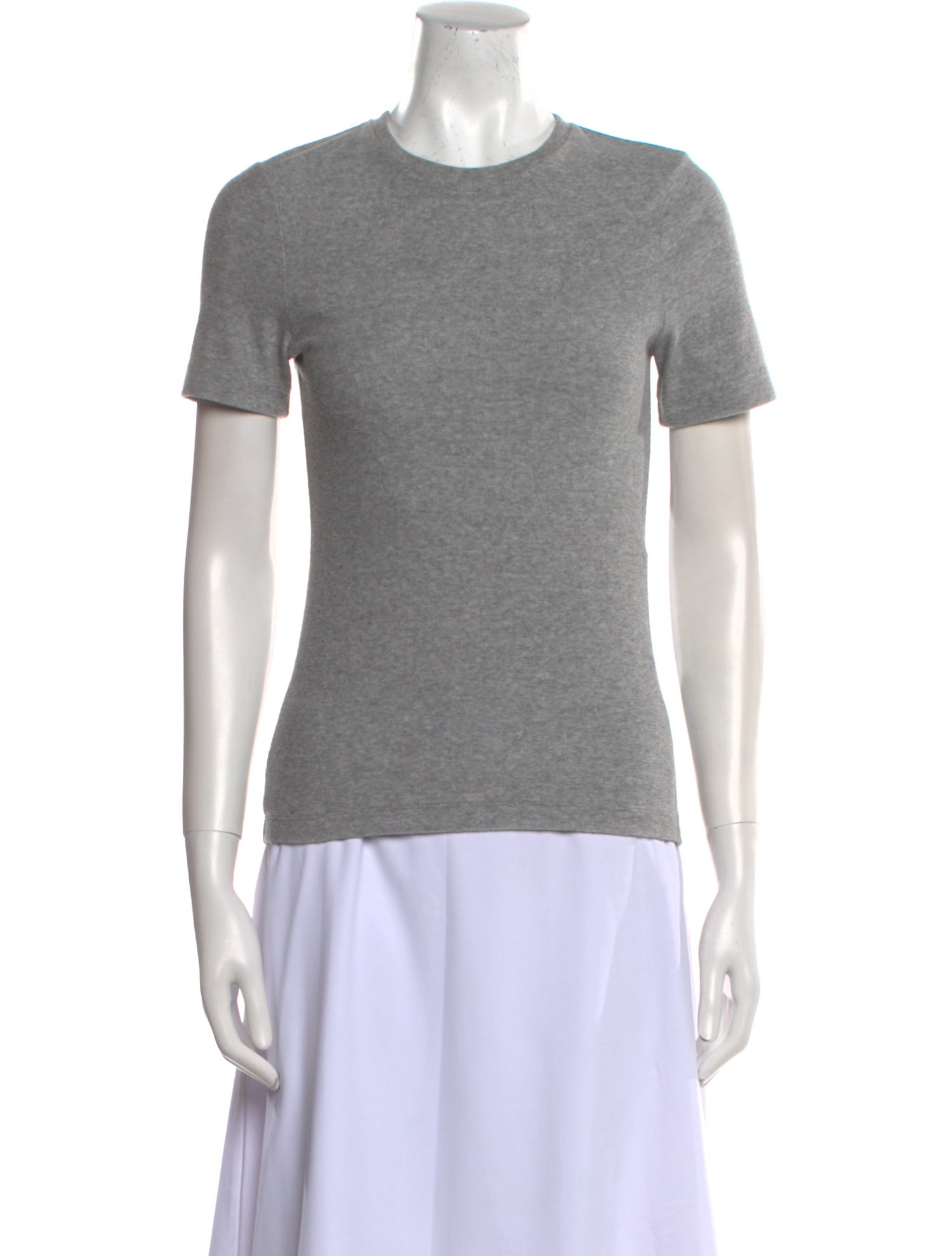Tibi Terry Cloth Crew Neck T-Shirt