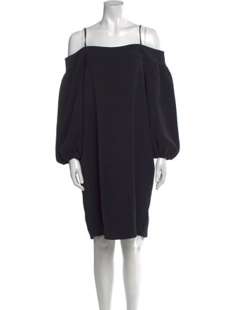 Tibi Square Neckline Mini Dress