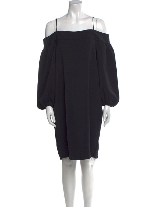 Tibi Square Neckline Mini Dress