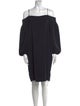 Tibi Square Neckline Mini Dress