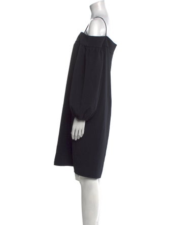 Tibi Square Neckline Mini Dress