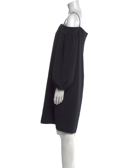 Tibi Square Neckline Mini Dress