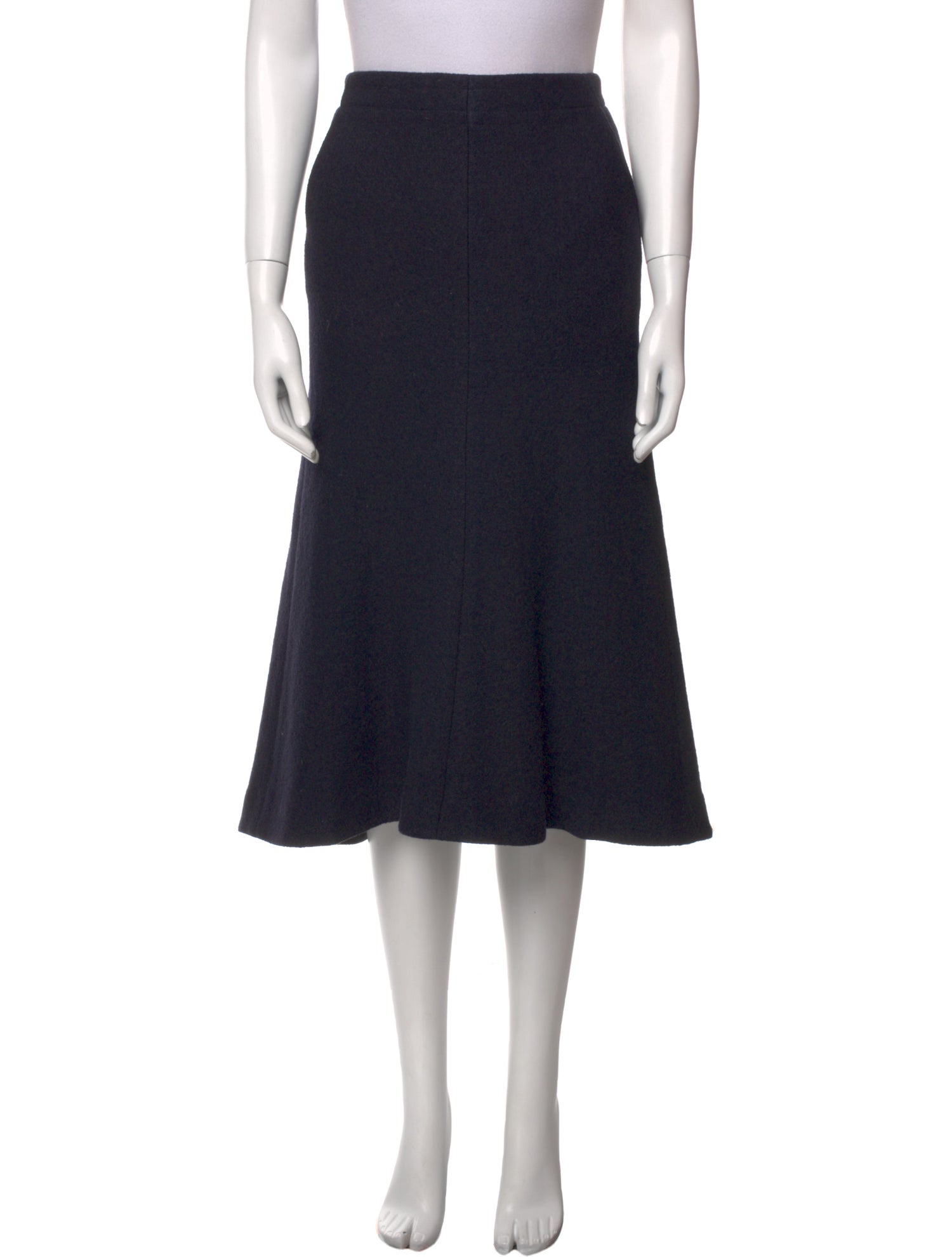 Tibi Pleated Accents Midi Length Skirt