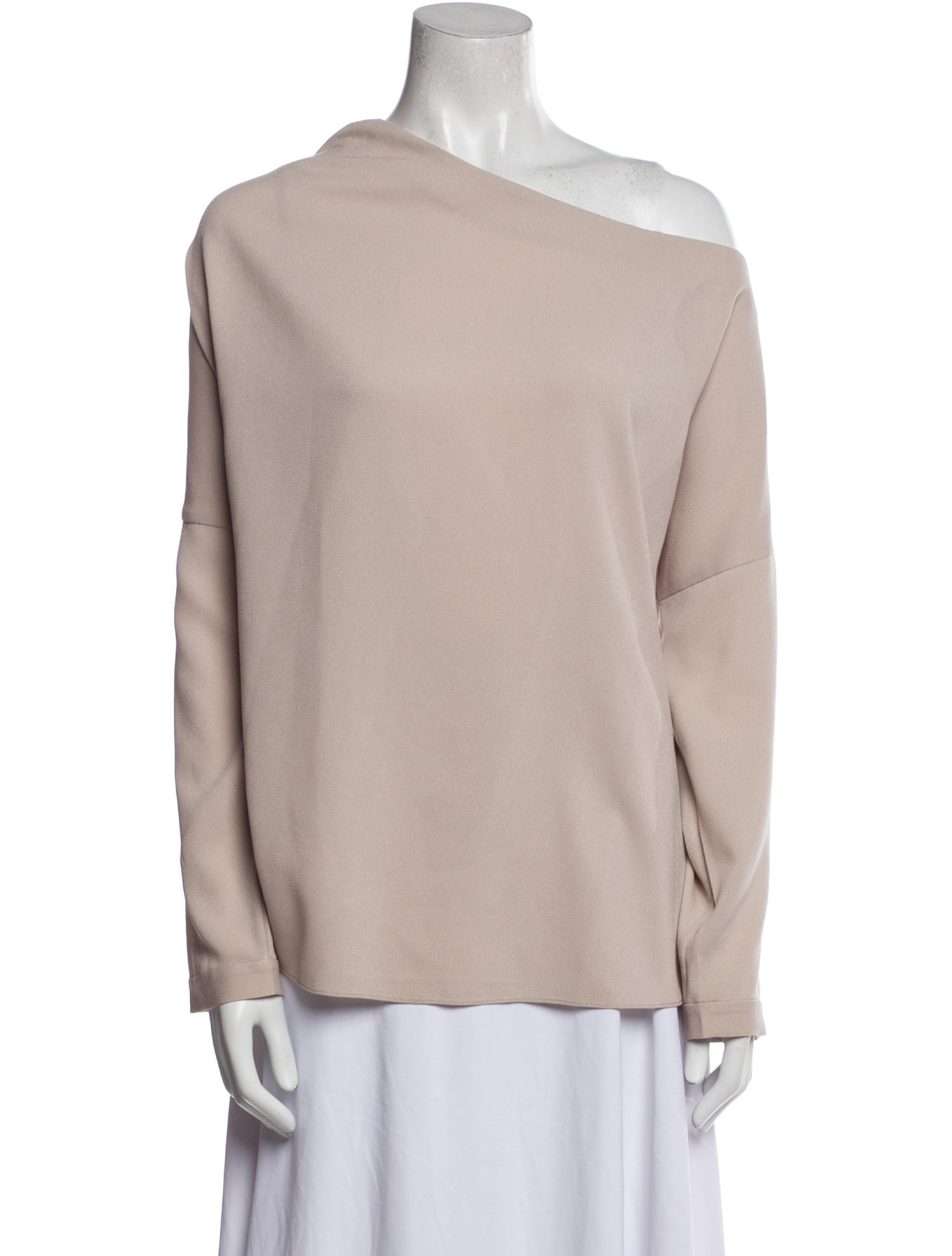 Tibi Asymmetrical Long Sleeve Sweatshirt