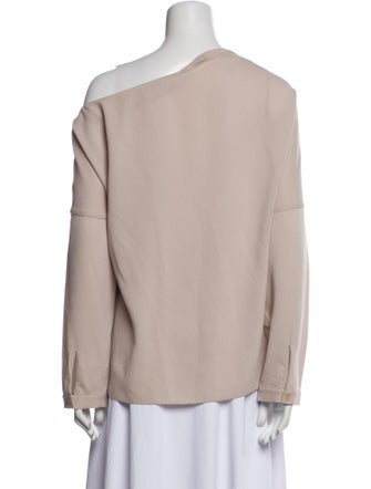 Tibi Asymmetrical Long Sleeve Sweatshirt