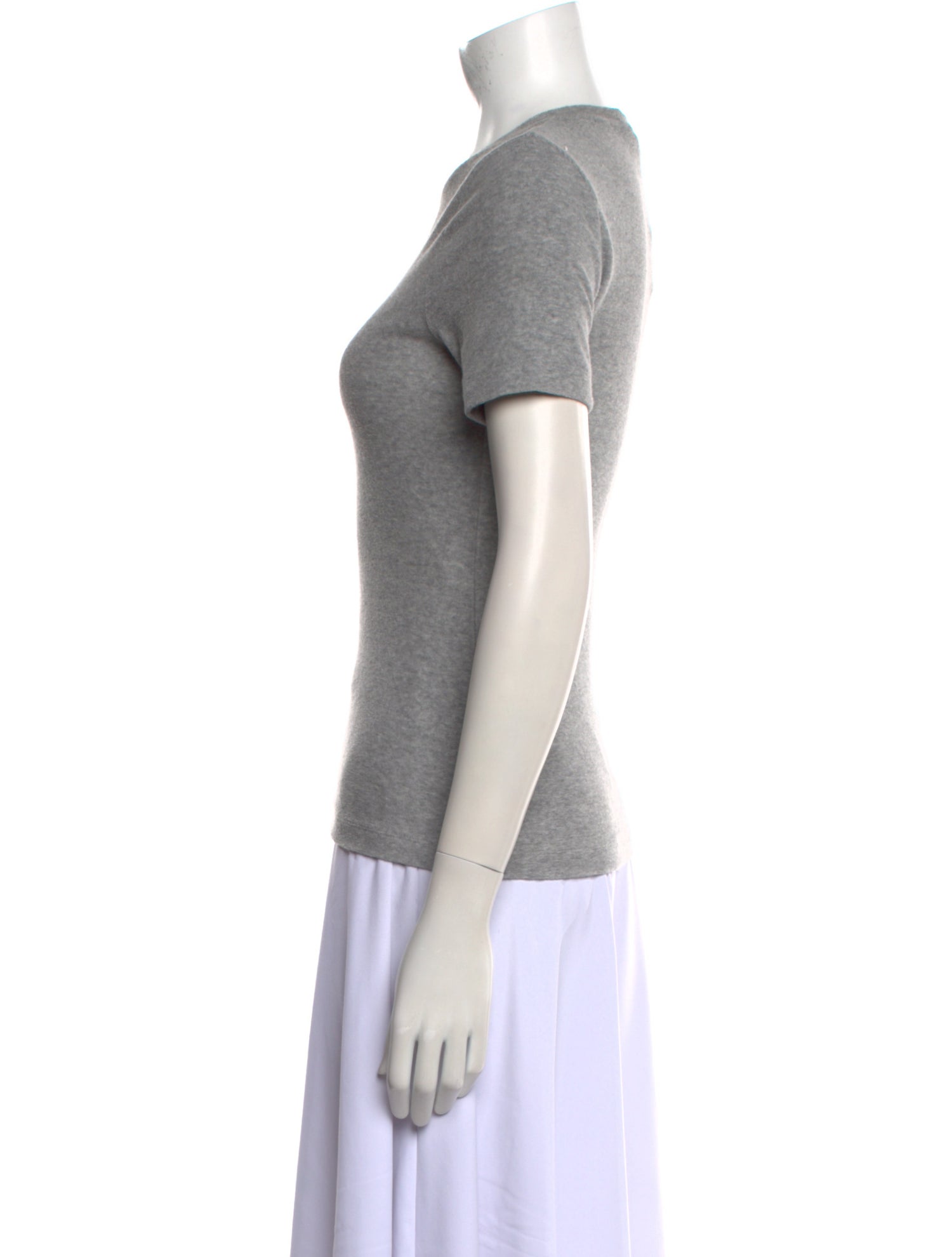 Tibi Terry Cloth Crew Neck T-Shirt