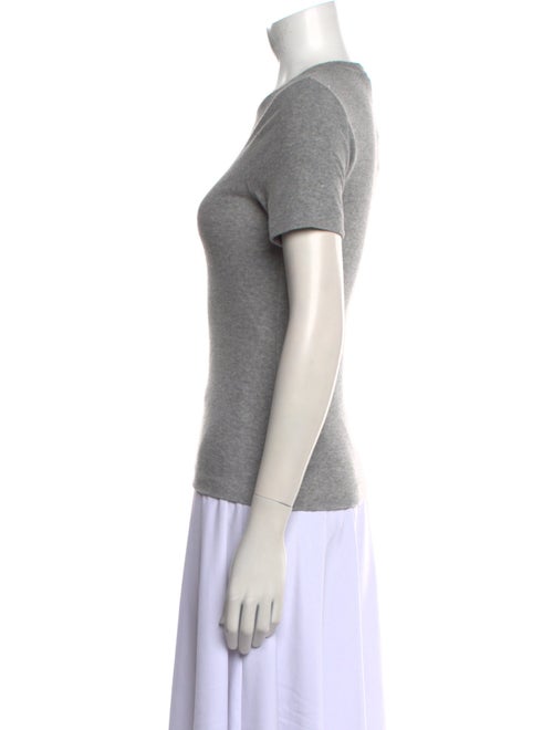 Tibi Terry Cloth Crew Neck T-Shirt