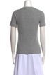 Tibi Terry Cloth Crew Neck T-Shirt