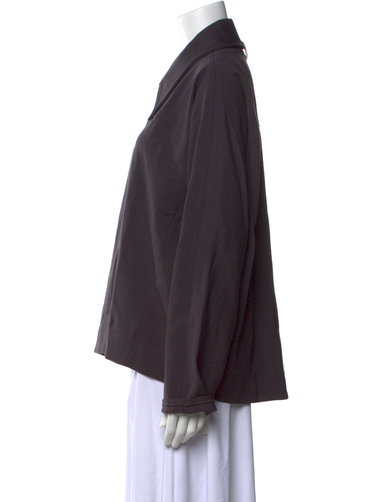 Tibi Long Sleeve Button-Up Top