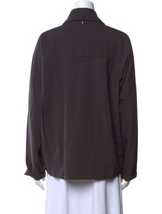 Tibi Long Sleeve Button-Up Top