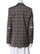 Tibi Plaid Print Blazer
