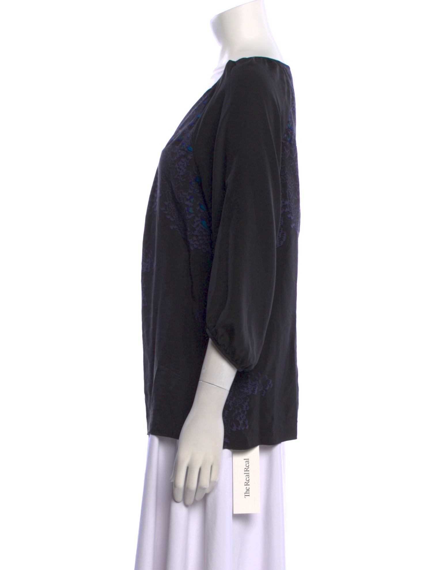 Tibi Silk Printed Blouse