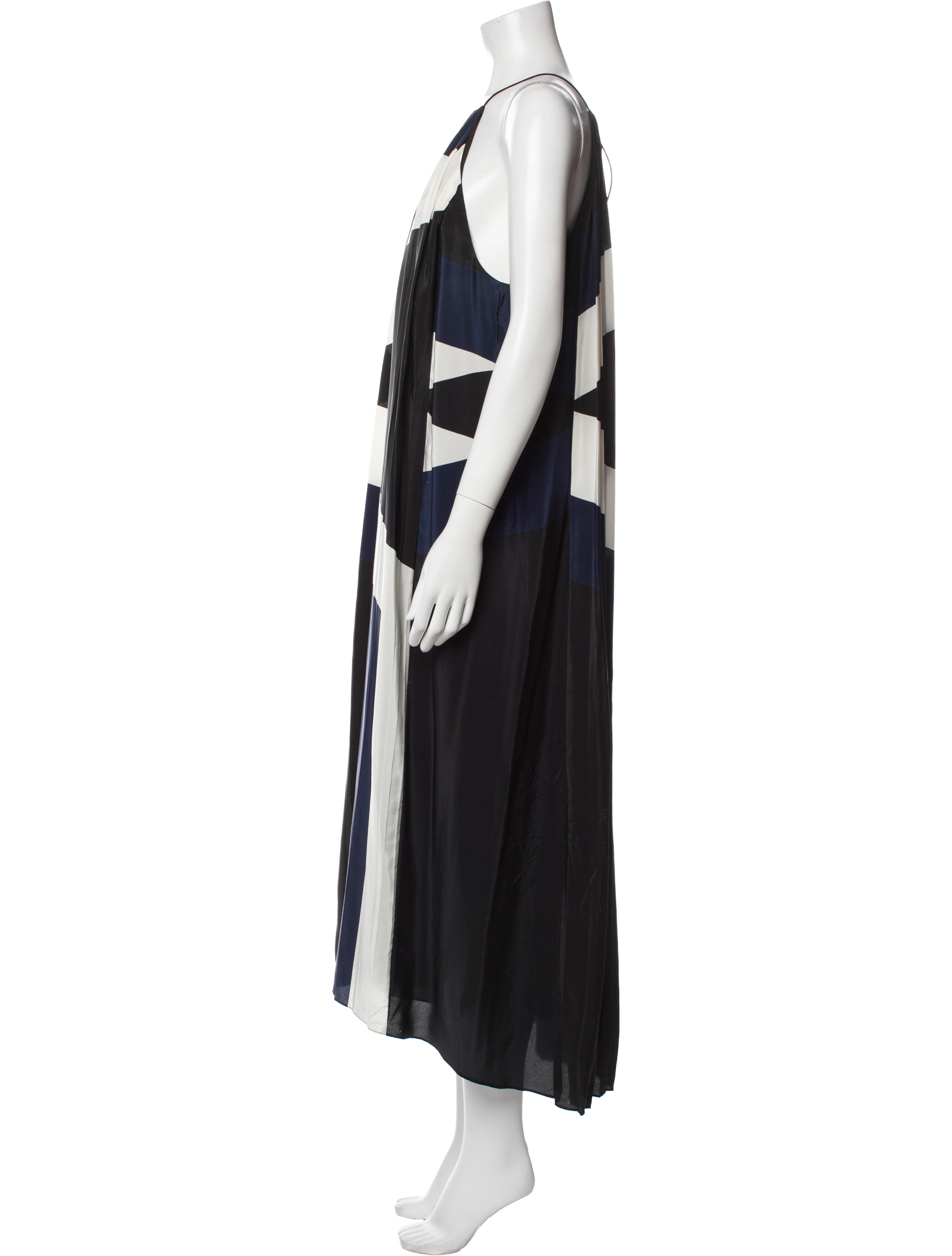Tibi Silk Long Dress