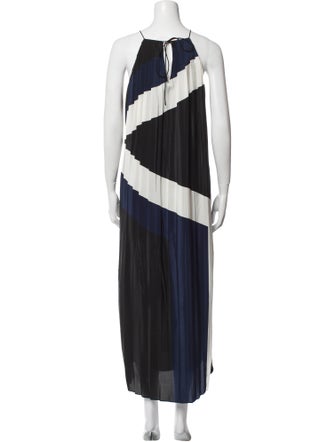 Tibi Silk Long Dress