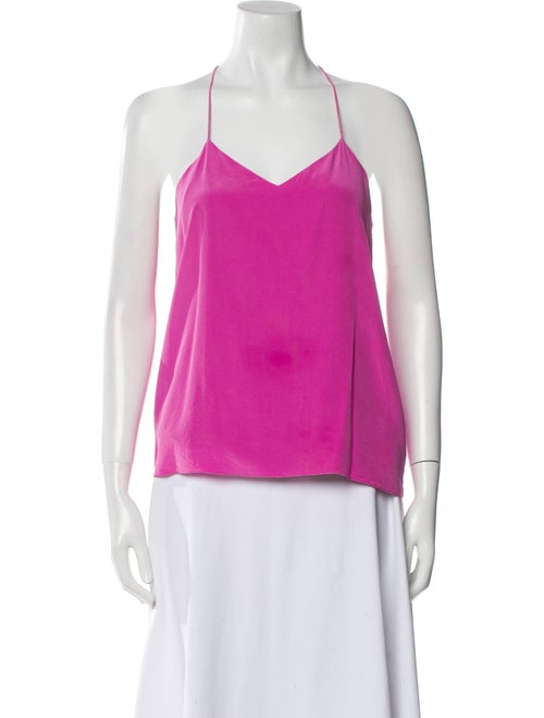 Tibi Silk V-Neck Top