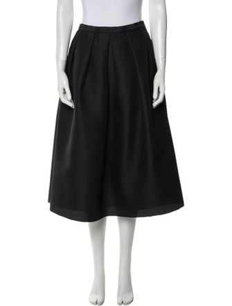 Tibi Silk Midi Length Skirt