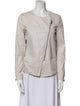 Tibi Linen Biker Jacket