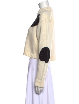 Tibi Wool Printed Sweater