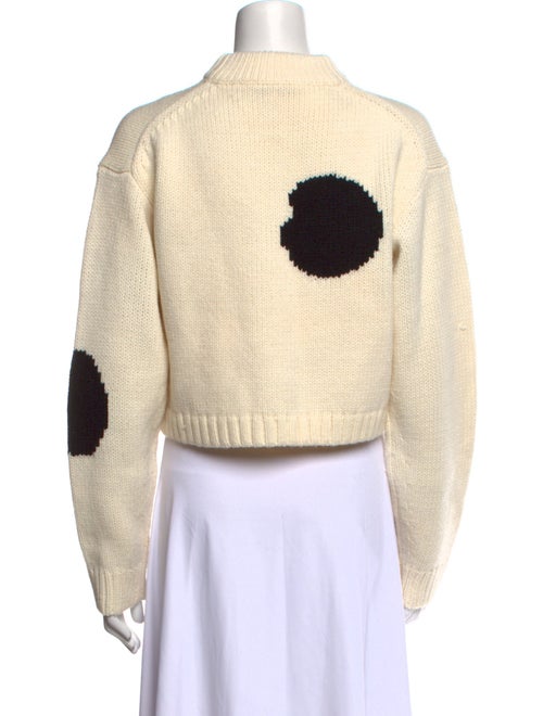 Tibi Wool Printed Sweater