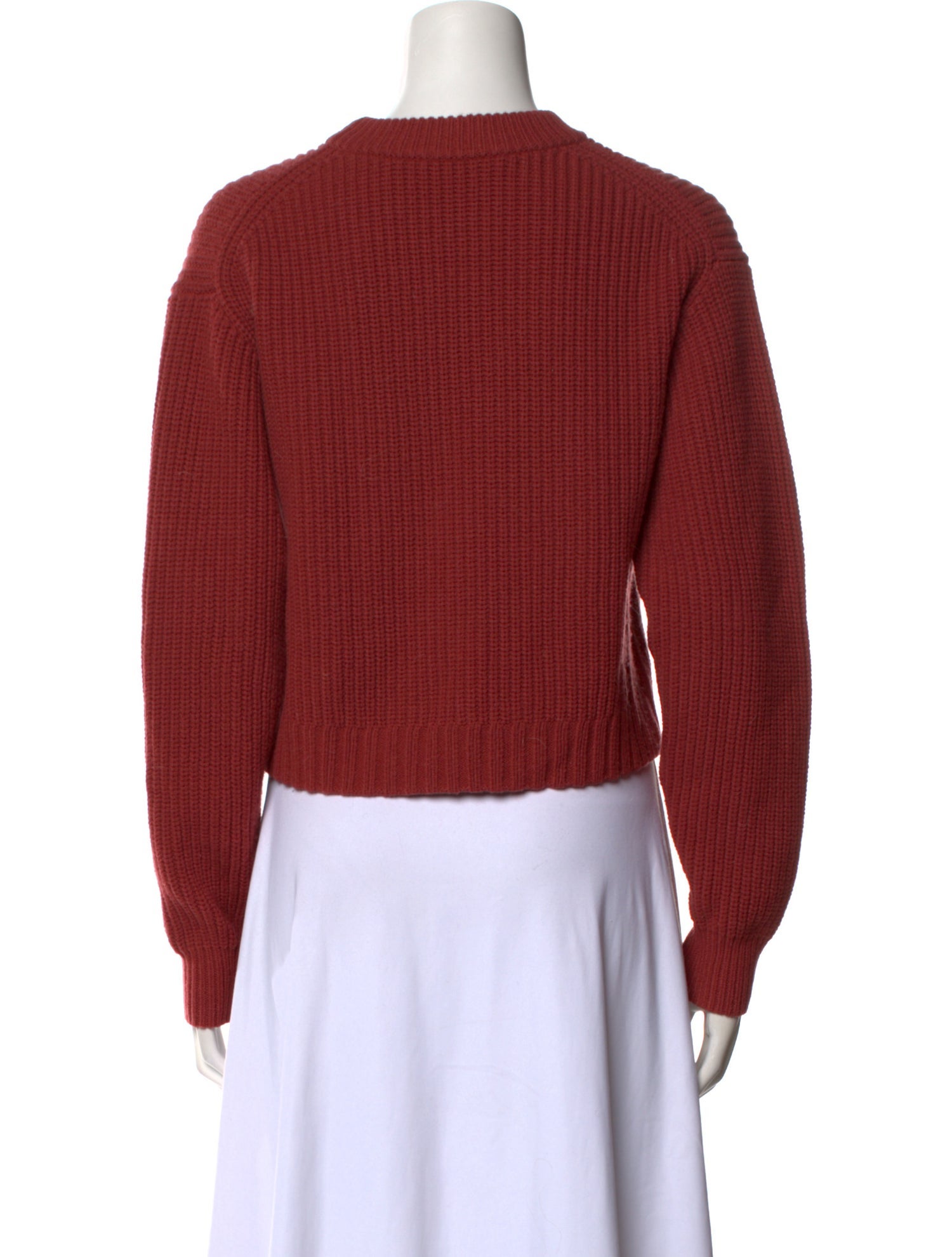 Tibi Merino Wool Crew Neck Sweater