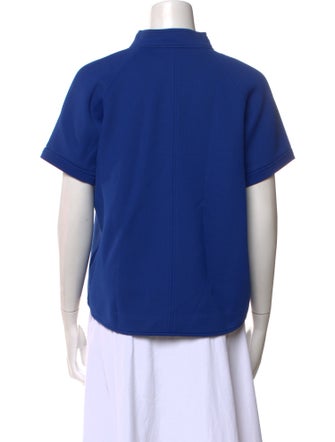 Tibi Wool Mock Neck Top