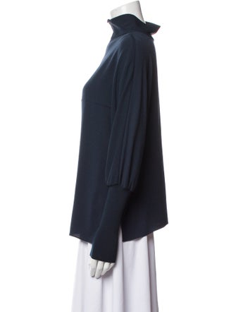 Tibi Turtleneck Long Sleeve Sweatshirt