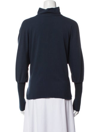 Tibi Turtleneck Long Sleeve Sweatshirt