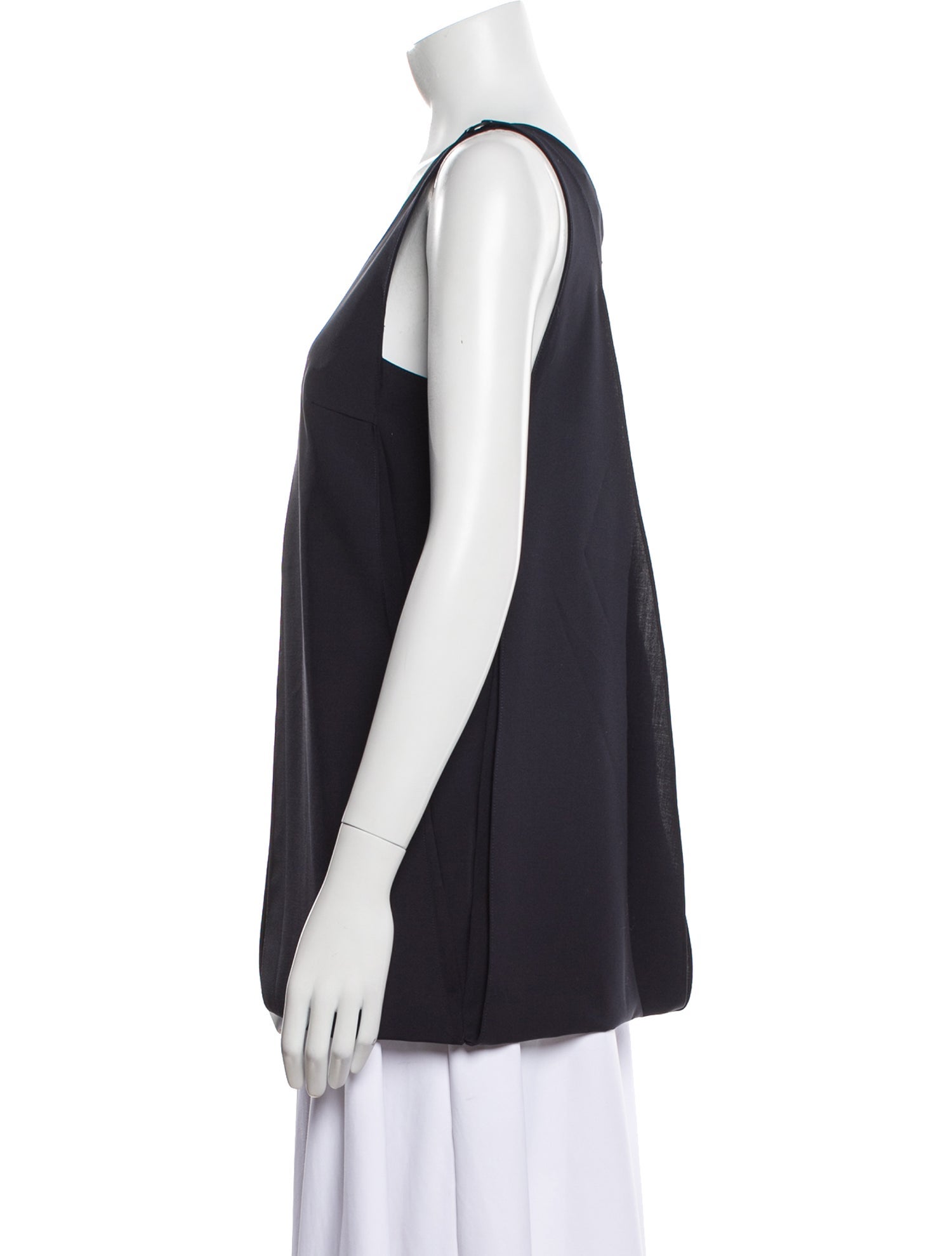 Tibi V-Neck Sleeveless Top