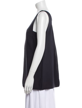 Tibi V-Neck Sleeveless Top
