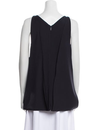 Tibi V-Neck Sleeveless Top