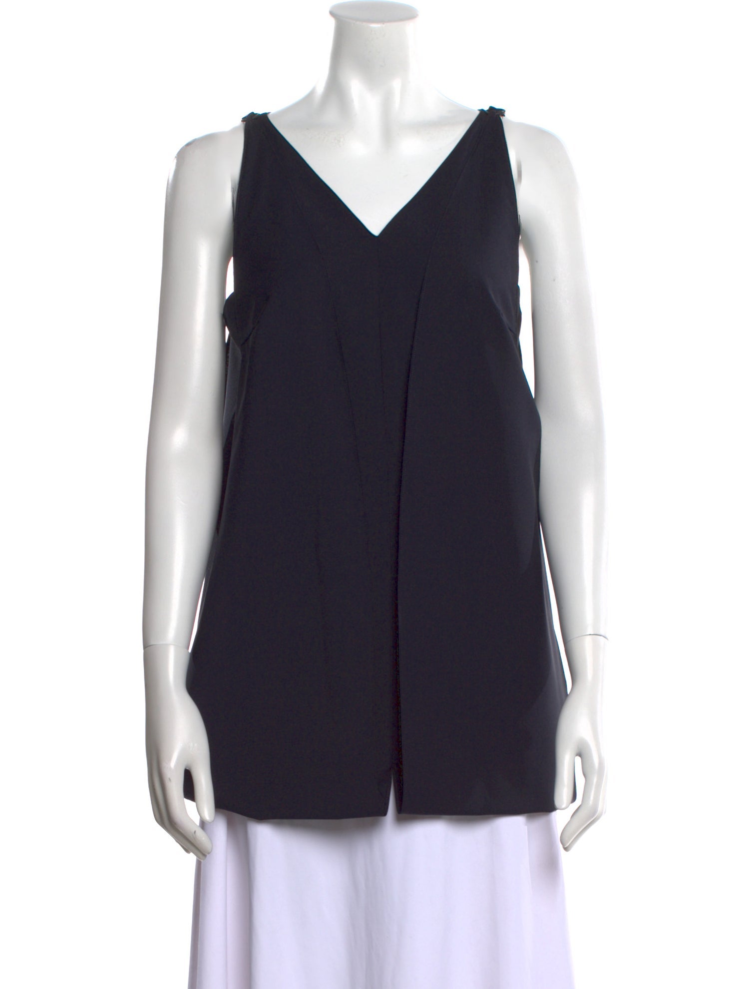 Tibi V-Neck Sleeveless Top