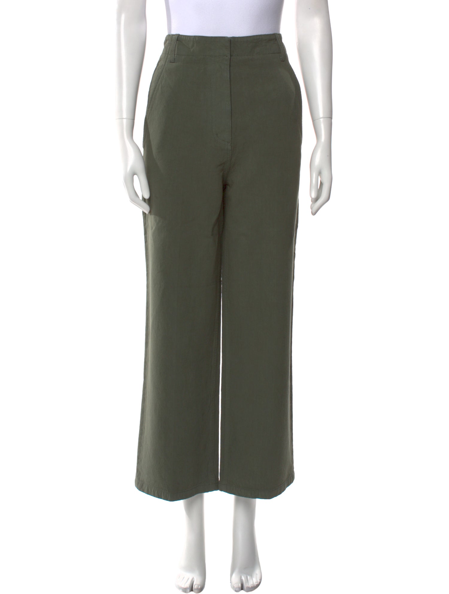 Tibi High-Rise Wide Leg Jeans