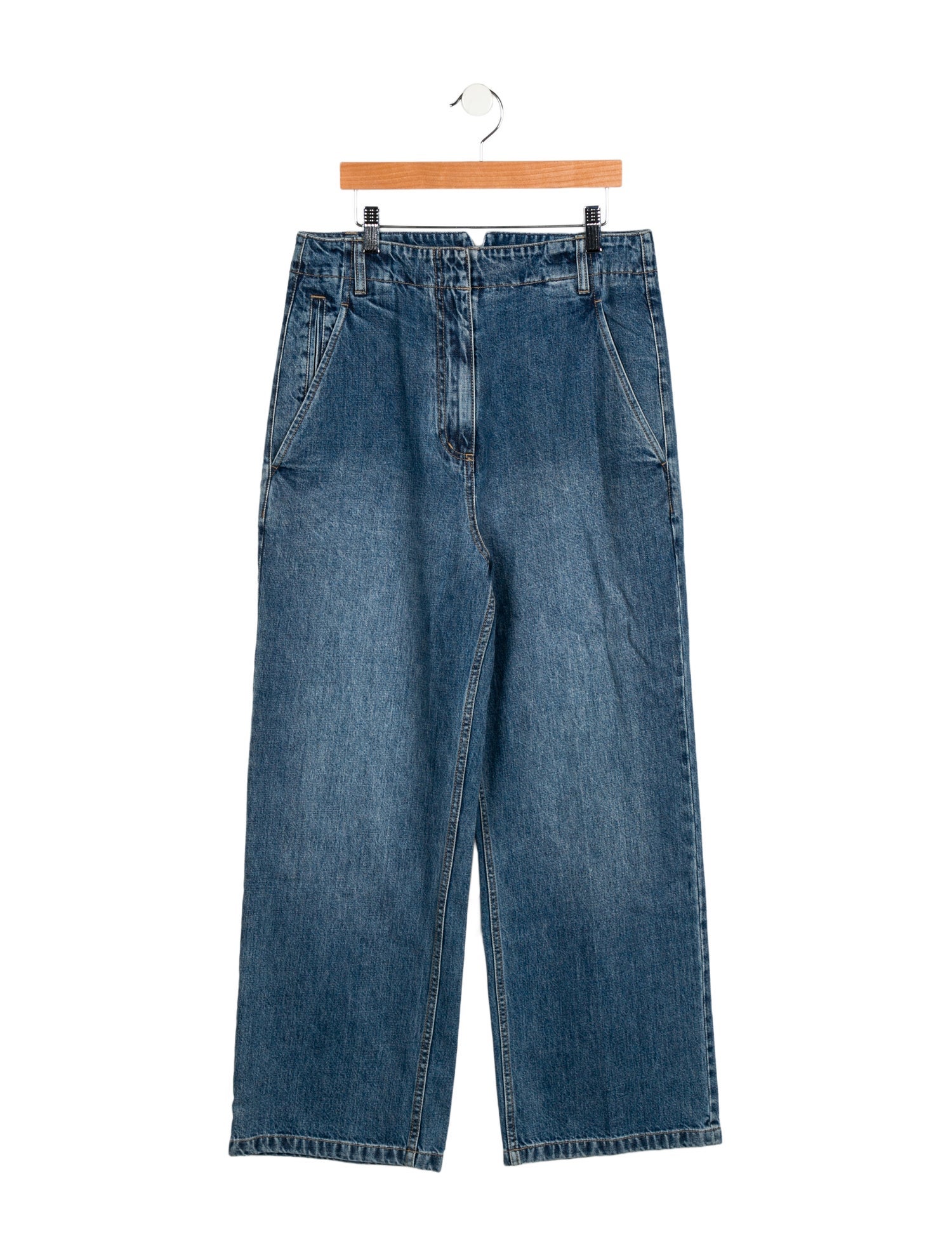 Tibi High-Rise Wide Leg Jeans w/ Tags