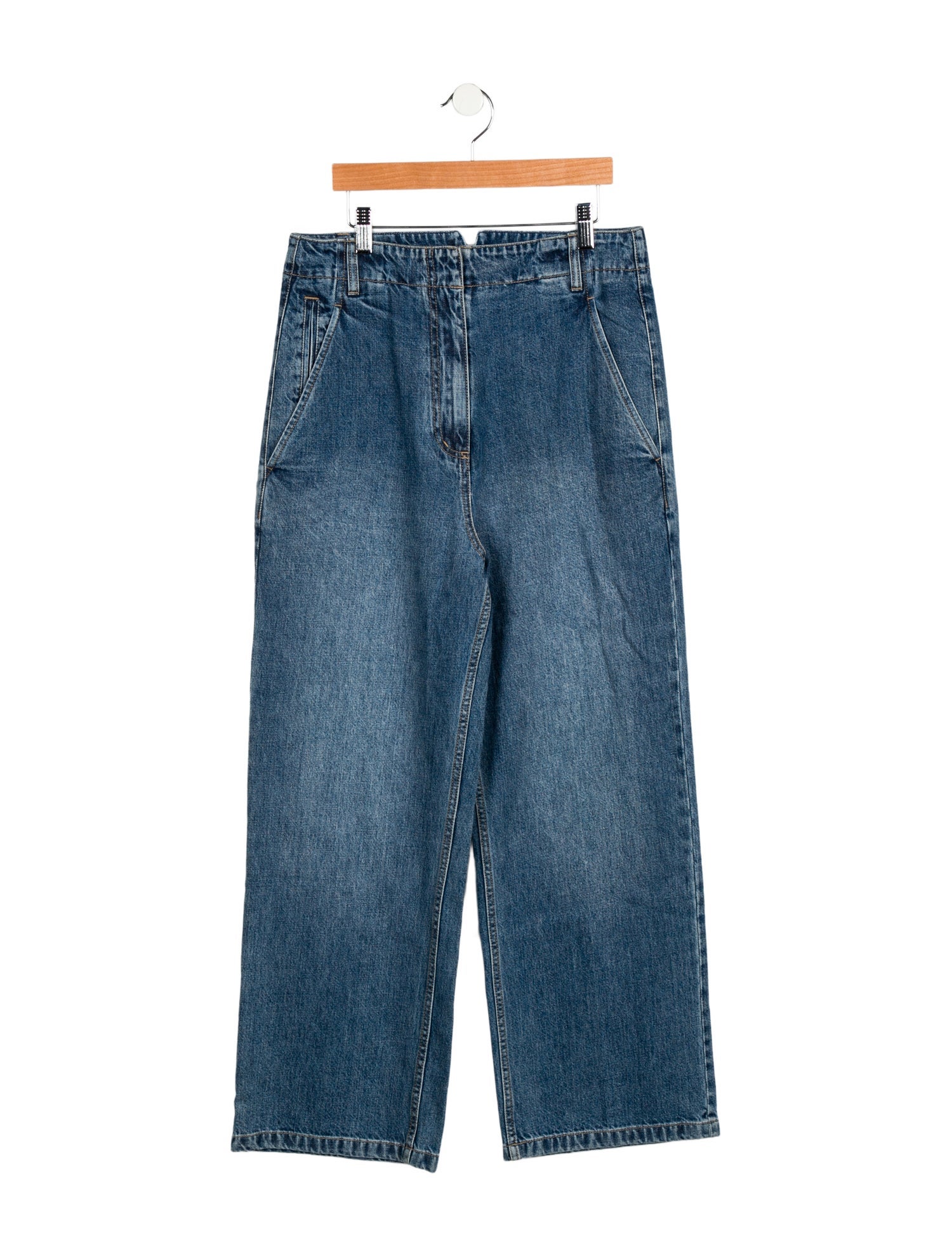 Tibi High-Rise Wide Leg Jeans w/ Tags