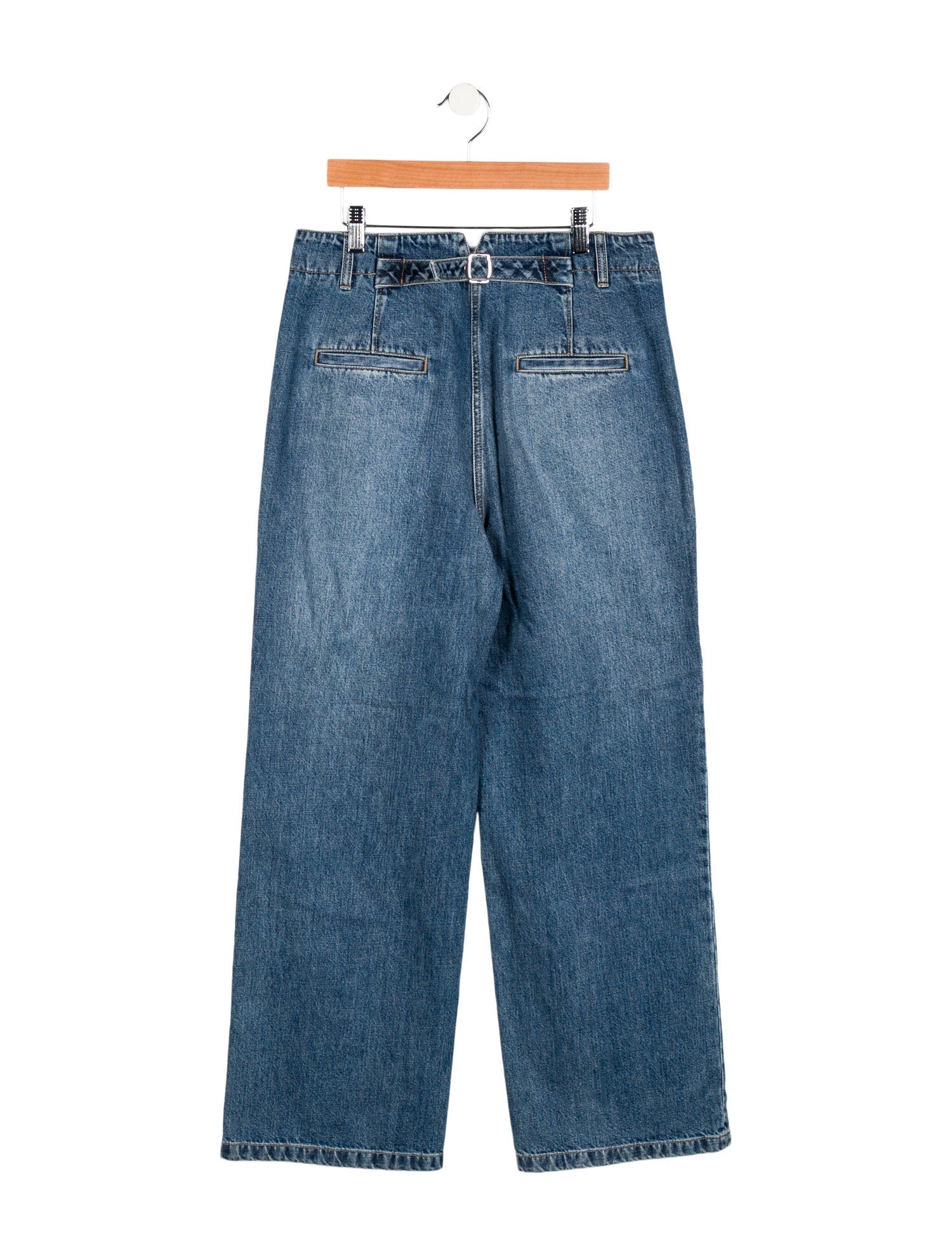 Tibi High-Rise Wide Leg Jeans