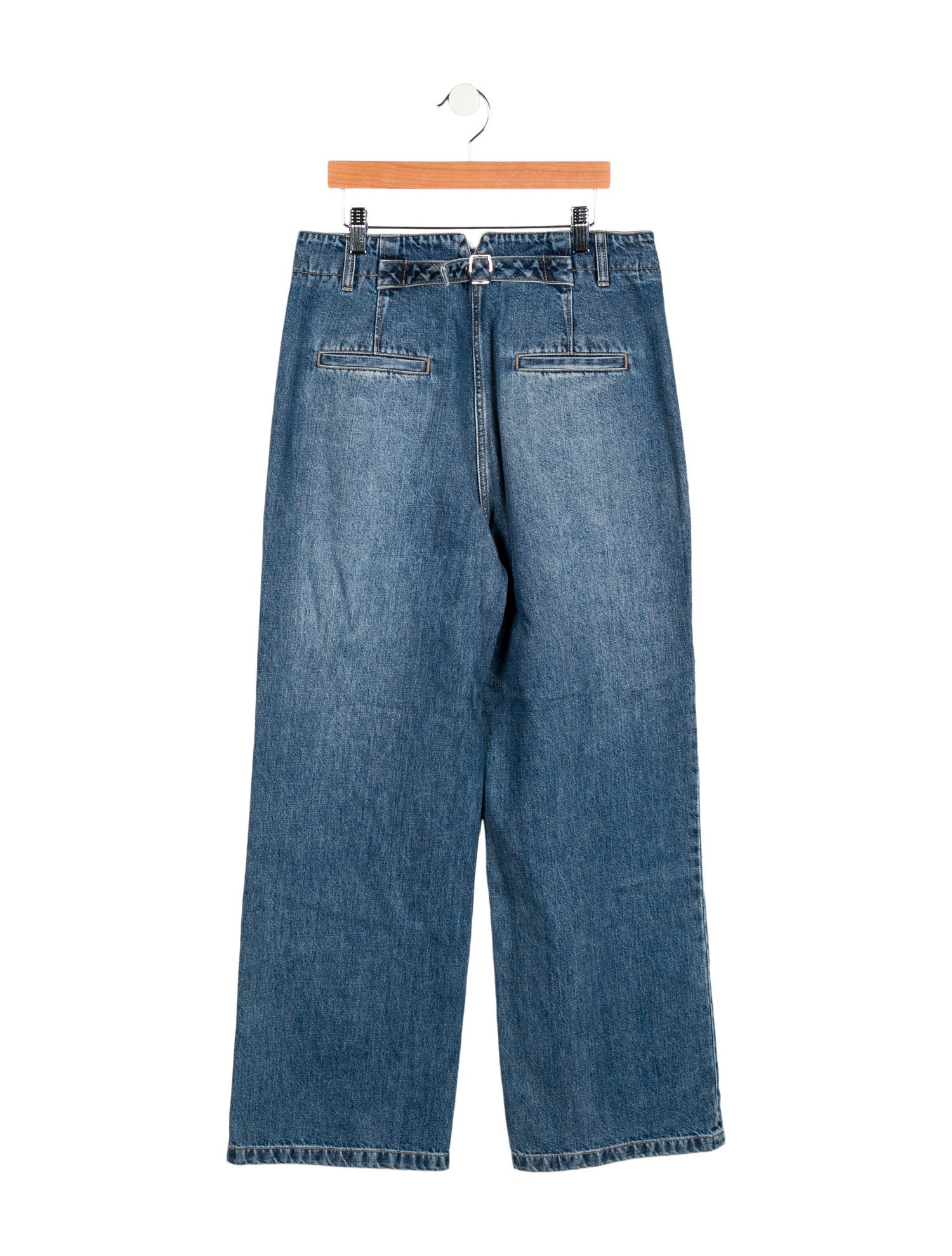 Tibi High-Rise Wide Leg Jeans