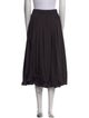 Tibi Pleated Accents Midi Length Skirt