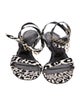 Tibi Suede Printed Sandals